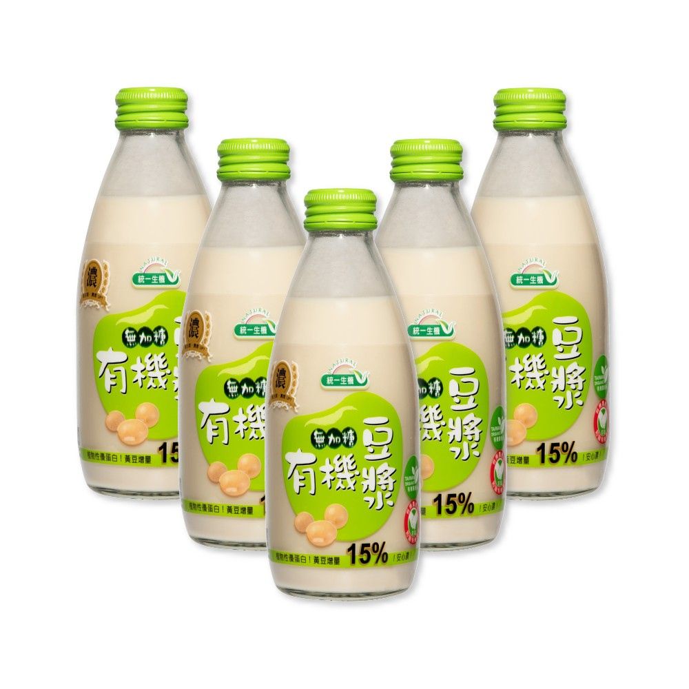 統一生機 有機無加糖豆漿(245mlx12瓶/箱)