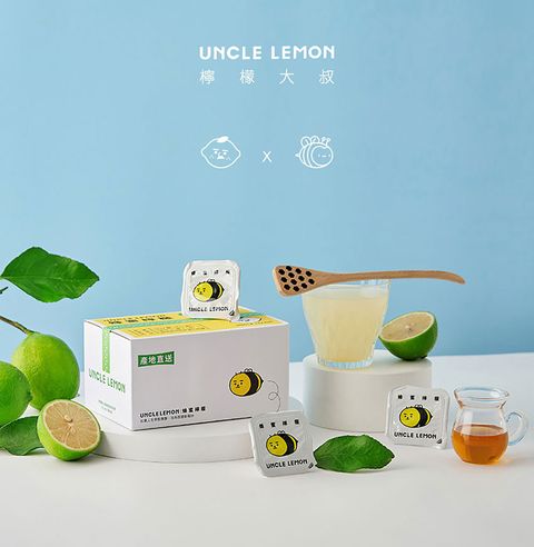 UNCLE LEMON 檸檬大叔 蜂蜜檸檬磚12入/盒