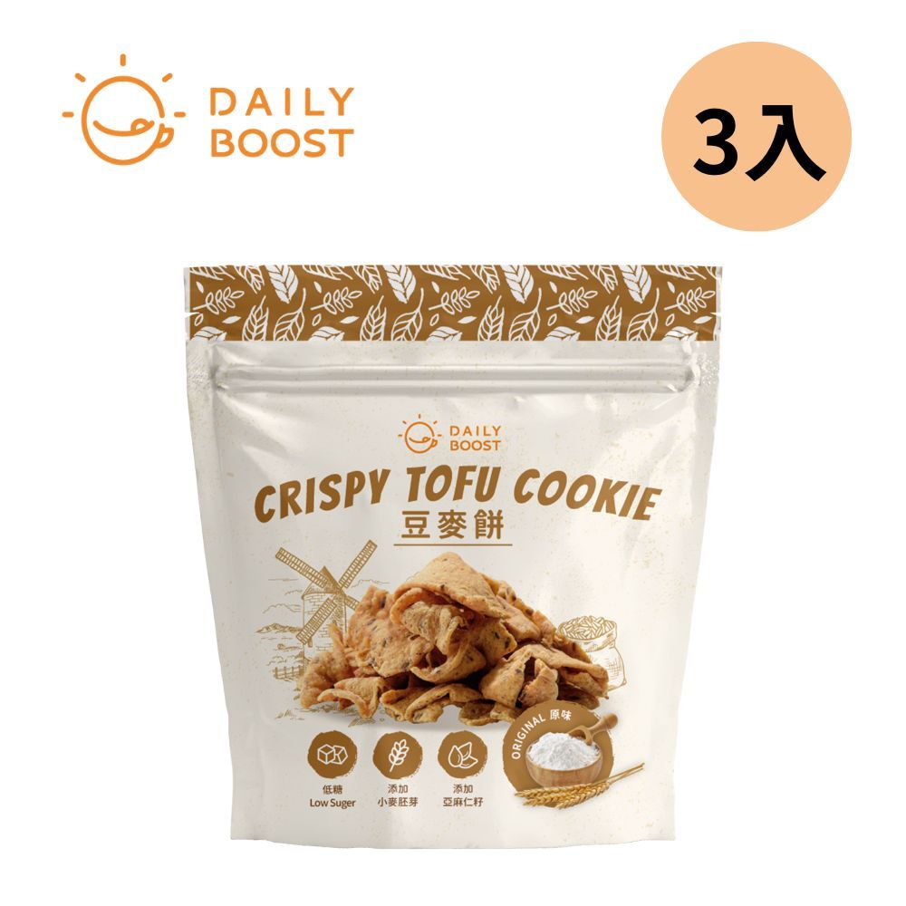 Daily Boost 日卜力 [ ] 豆麥餅-原味 (200g/包) 3入