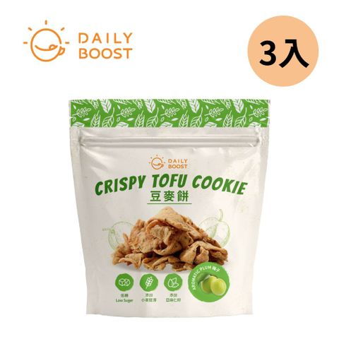 Daily Boost 日卜力 [ ] 豆麥餅-梅子 (200g/包) 3入