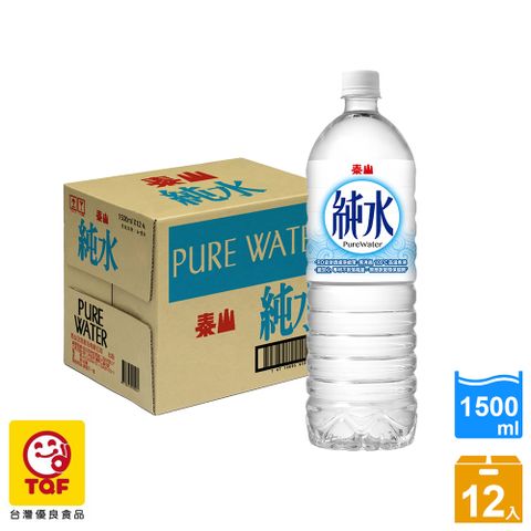 TAISUN 泰山 純水1500ml (12入/箱)X2