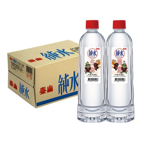 TAISUN 泰山 武德宮開運純水600ml(24入/箱)x2