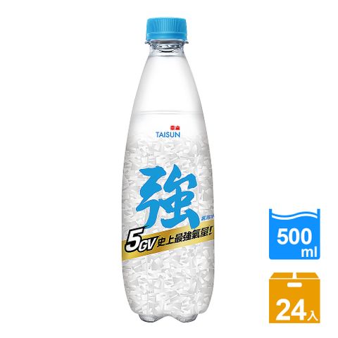 【泰山】強氣泡水 500ml(24入X2箱)