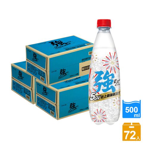 TAISUN 泰山 強氣泡水 (500mlx24入x3箱)