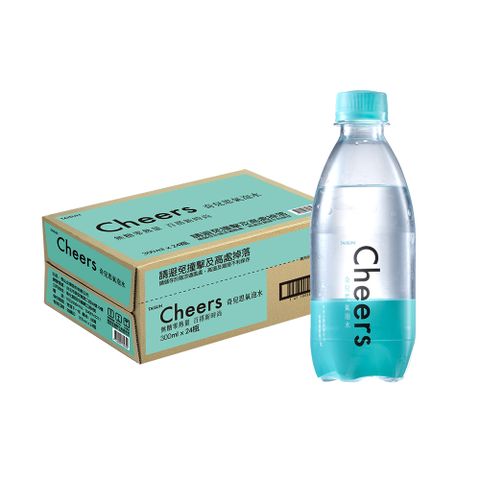 TAISUN 泰山 Cheers mini氣泡水 (300ml*24入x3箱)