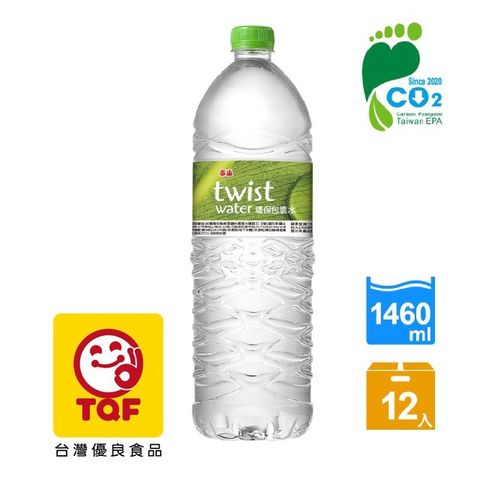 TAISUN 泰山 Twist Water 環保包裝水1460ml(12入)