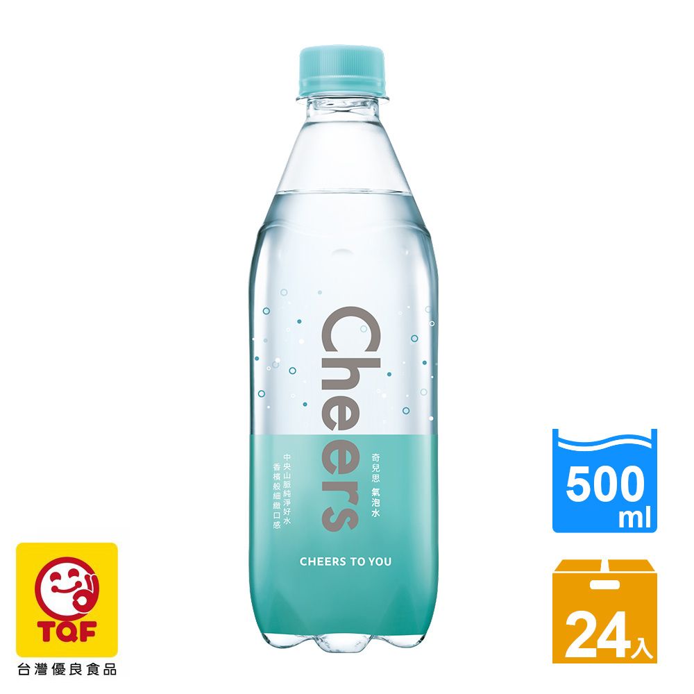 TAISUN 泰山 Cheers氣泡水 500ml(24入/箱)