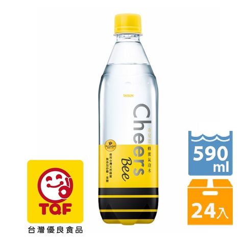 泰山Cheers Bee 蜂蜜氣泡水 590ml(24入/箱)