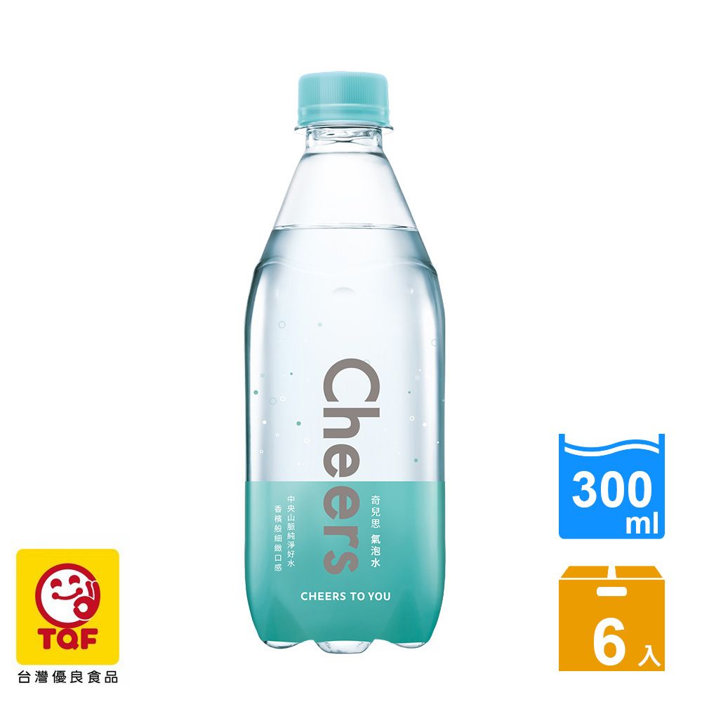 TAISUN 泰山 Cheers 氣泡水 (300ml*6入/組)