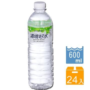   清境好水600ml (24入/箱)