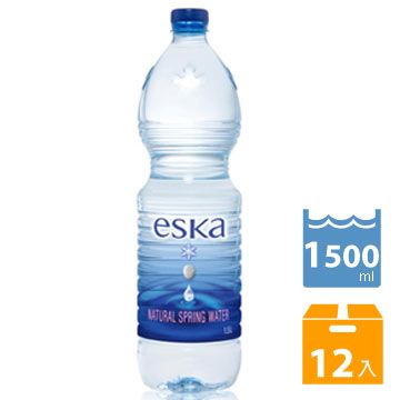 eska 天然冰川水1500ml (12入/箱)