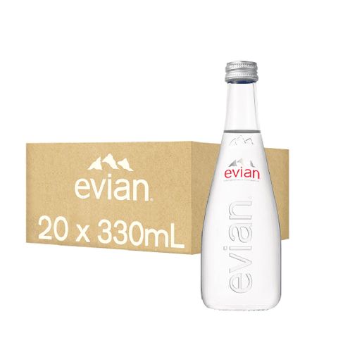 evian 【依雲】天然礦泉水(玻璃瓶330ml/20入)