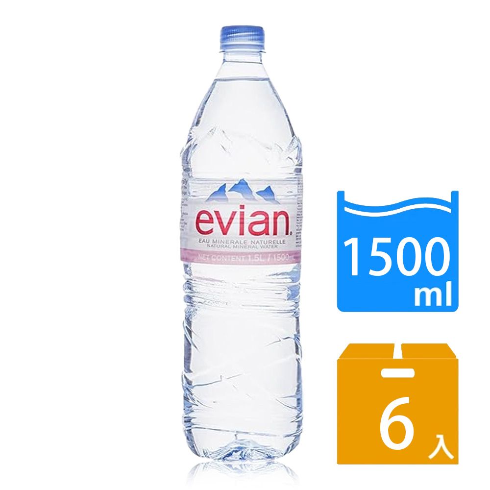 evian 法國天然礦泉水(1500mlx6)