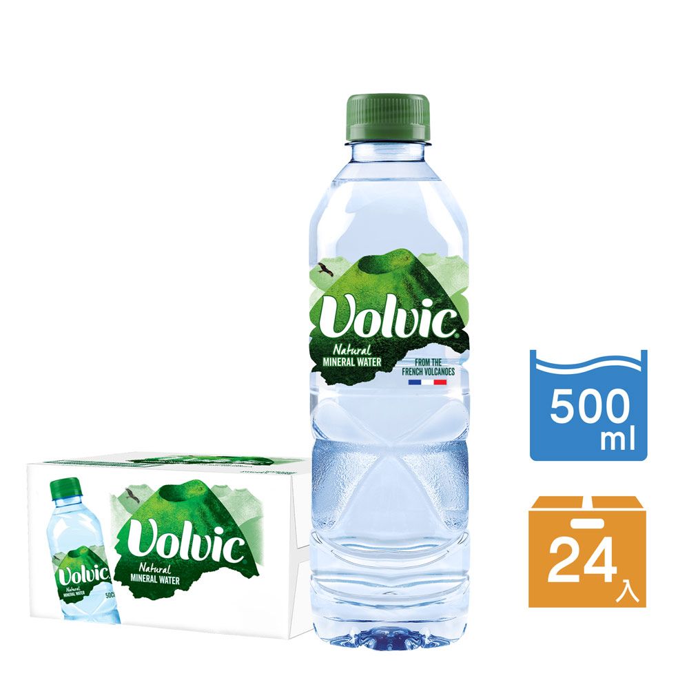 Volvic 富維克 天然礦泉水500ml(24入/箱)