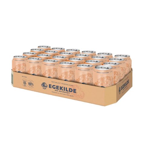 Egekilde 伊克萊水蜜桃香氛氣泡礦泉水330ml*24/箱