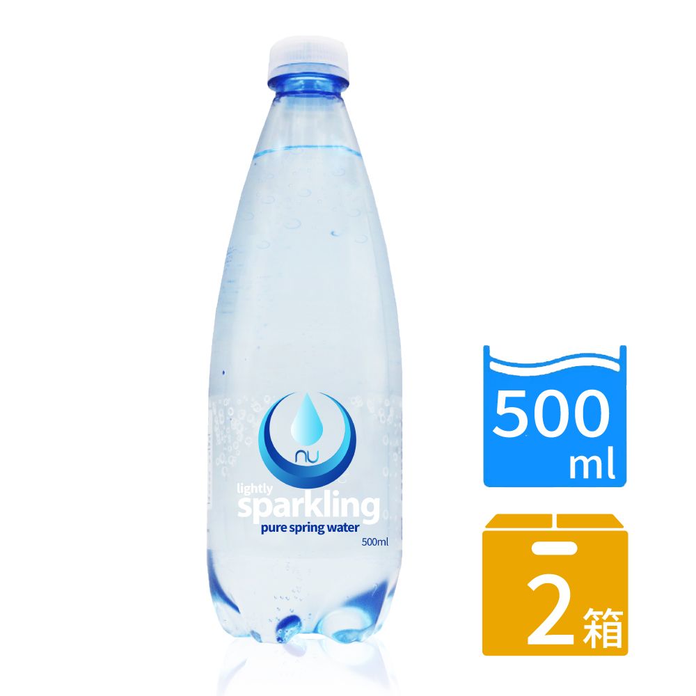  【Nu-Pure】氣泡水x2箱(500ml X 30瓶)