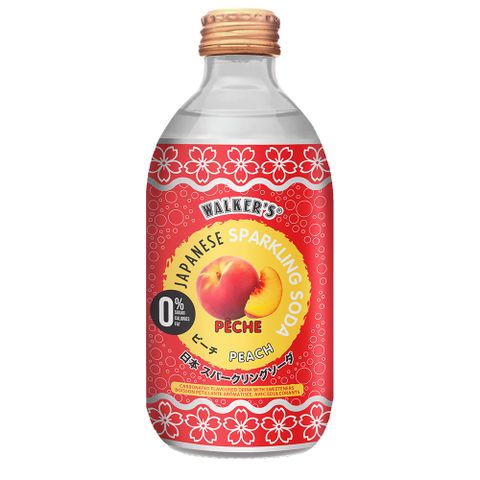 沃克斯無糖氣泡飲 蜜桃風味290ML