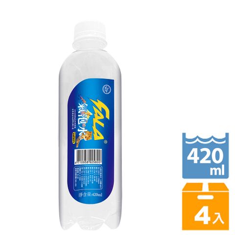 NuLife 生活 Fala天然氣泡水420ml(4入/組)
