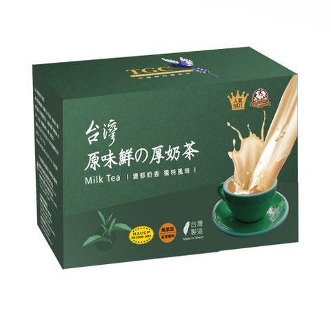 【大尖山】台灣原味鮮厚奶茶(17g*12包/盒)