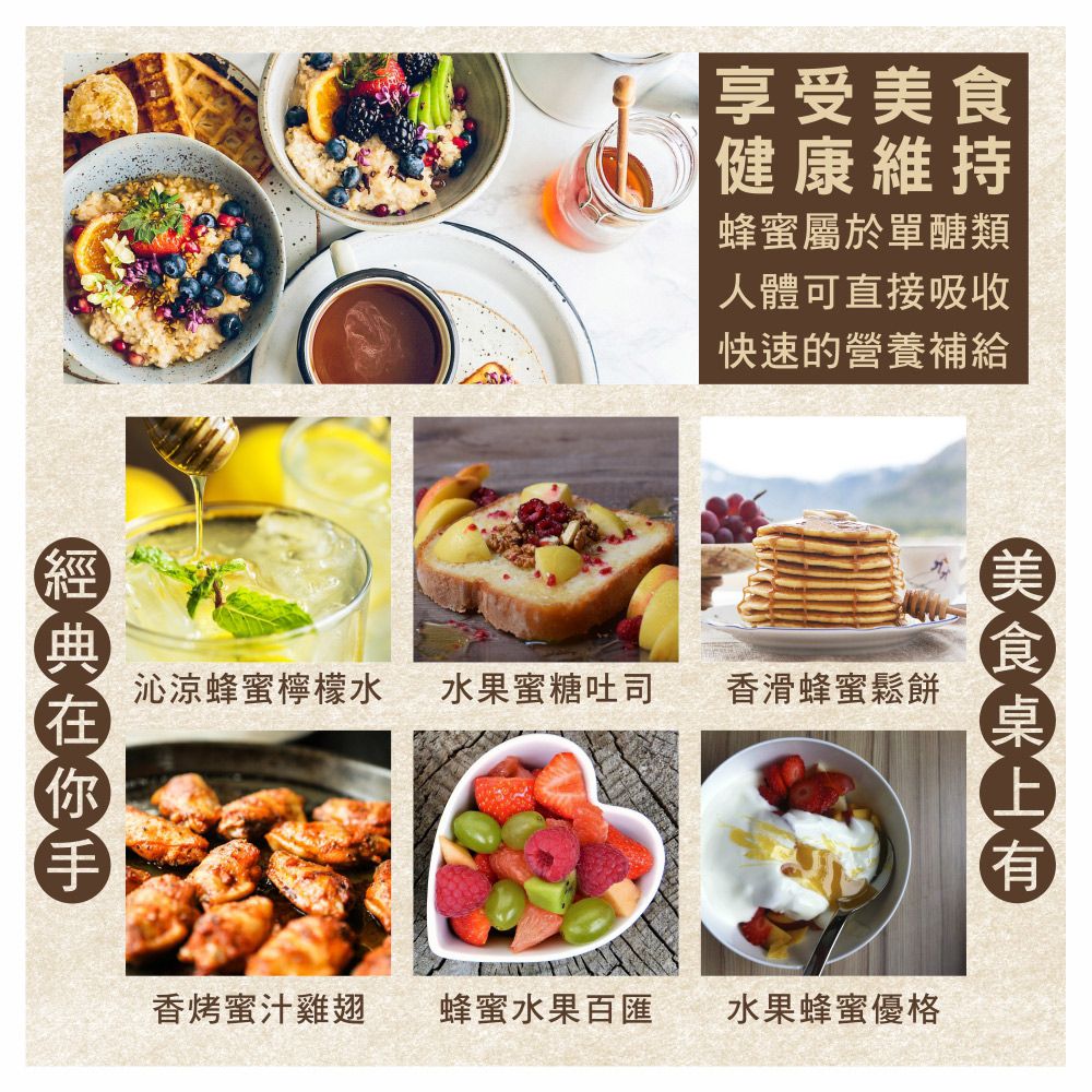 彩花蜜 台灣經典龍眼蜂蜜3000gx2