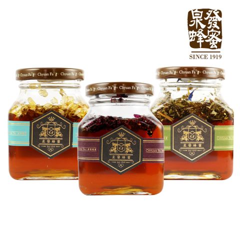 CHYUANFA 泉發蜂蜜 百年老店 玫瑰/茉莉/蘋果花蜂蜜醬250g