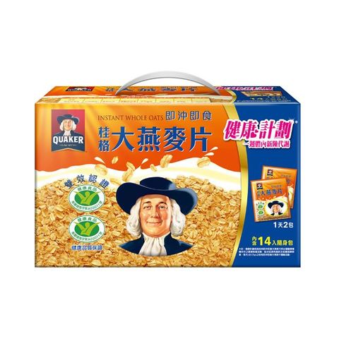 Quaker 桂格  大燕麥片隨身包(14入)
