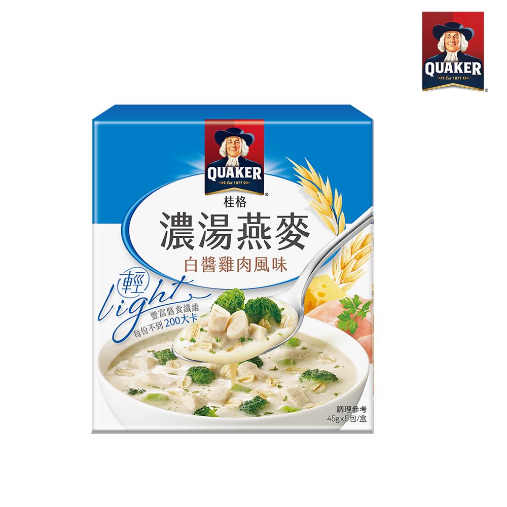 Quaker 桂格  濃湯燕麥-白醬雞肉風味 45g*5包/盒