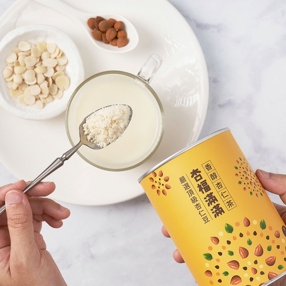  【享嘉】杏福滿滿 香醇杏仁茶250g+可可杏仁茶280g 各x3罐組(杏仁粉/光中杏/沖泡飲品/送禮)