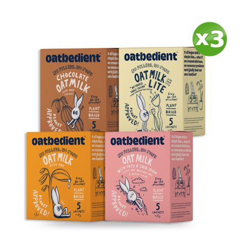 【Oatbedient】即溶燕麥奶 (口味任選/盒)x3盒