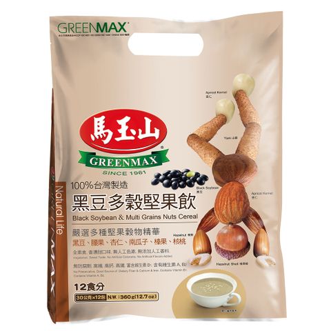 馬玉山 黑豆多穀堅果飲(12入) x2