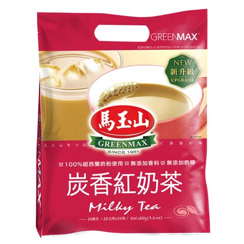 馬玉山 炭香紅奶茶(15g*14入) x2