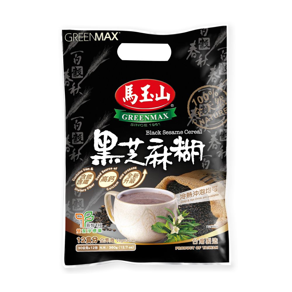 馬玉山 黑芝麻糊(30g*12入/袋)~全新升級 x2