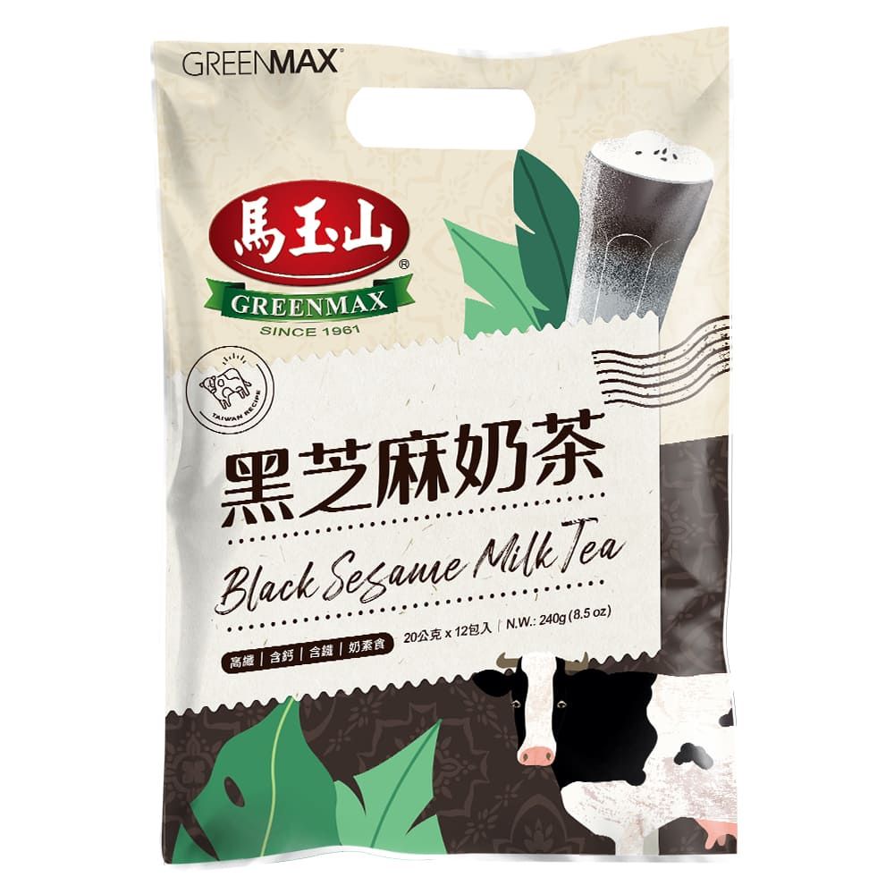 馬玉山 黑芝麻奶茶(20g*12入)