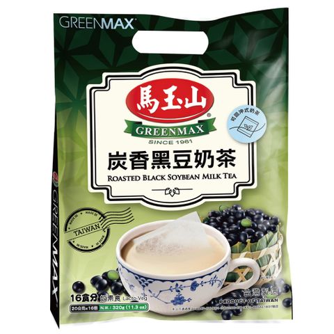 馬玉山 炭香黑豆奶茶(16入)