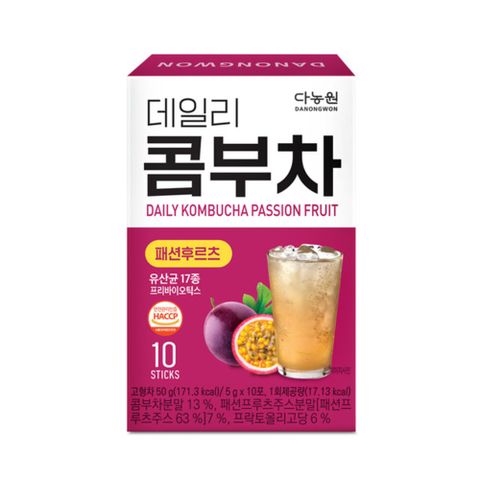 Danongwon 乳酸菌康普茶 百香果 5g*10包
