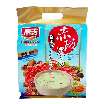 廣吉 赤阪濃湯-蟹肉海鮮味噌 20g*10包