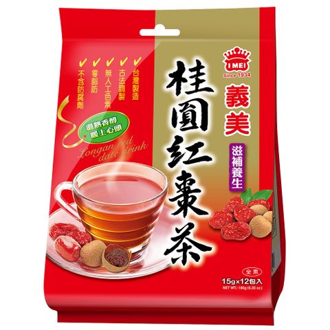 義美 桂圓紅棗茶(12包/袋)