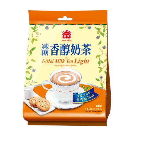 義美 減糖香醇奶茶280.5g(16.5g*17包)