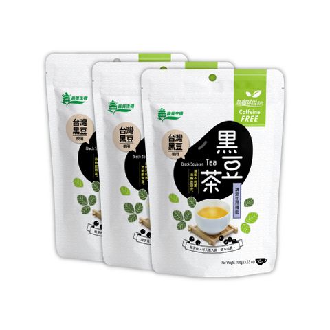【義美生機】黑豆茶100g(10小包)x3