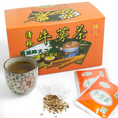 那魯灣 清珍牛蒡茶包2盒(5gX20包/盒)