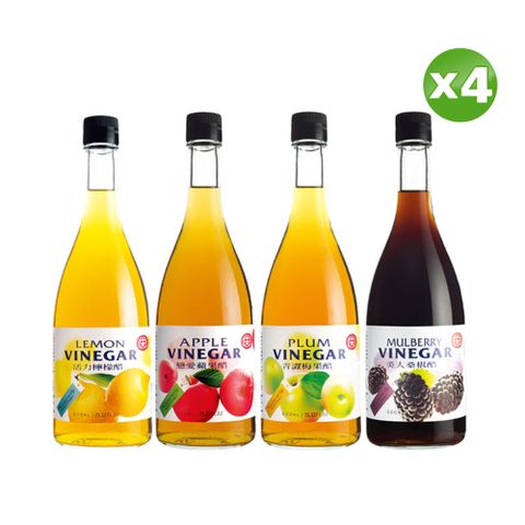 【十全】濃縮果醋600ml(任選)x4罐