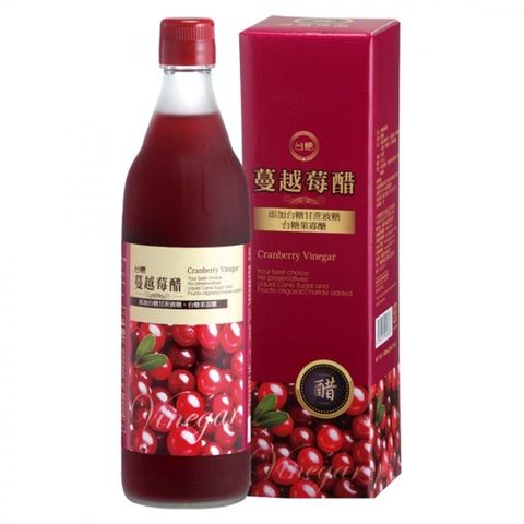 台糖 蔓越莓醋(600ml/瓶)