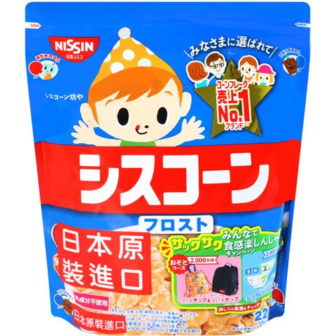 NISSIN BIG糖霜早餐玉米片 (220g)