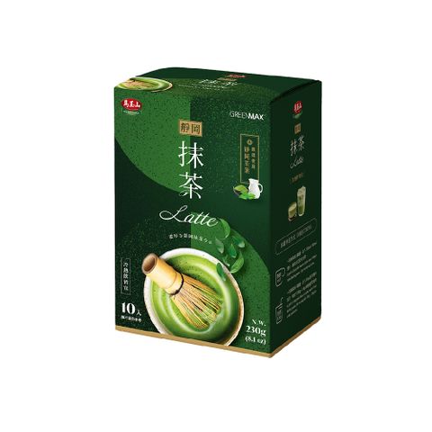《馬玉山》靜岡抹茶拿鐵(23g*10入/盒)