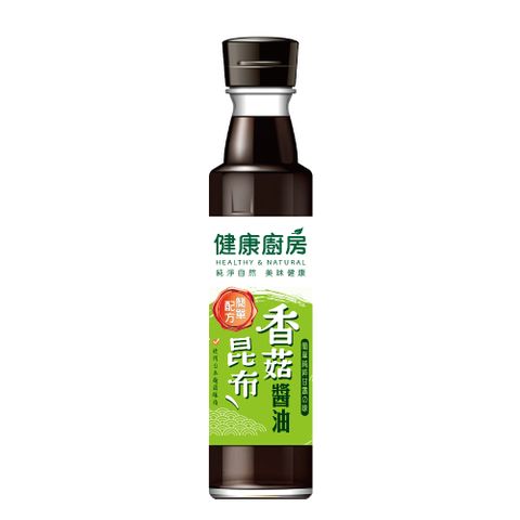 健康廚房 香菇昆布醬油300ml