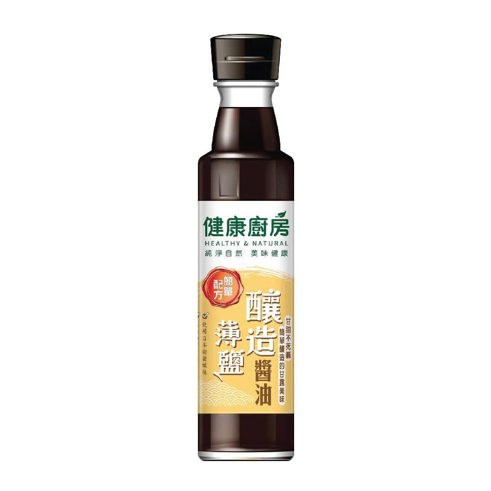 健康廚房 釀造薄鹽醬油300ml/入