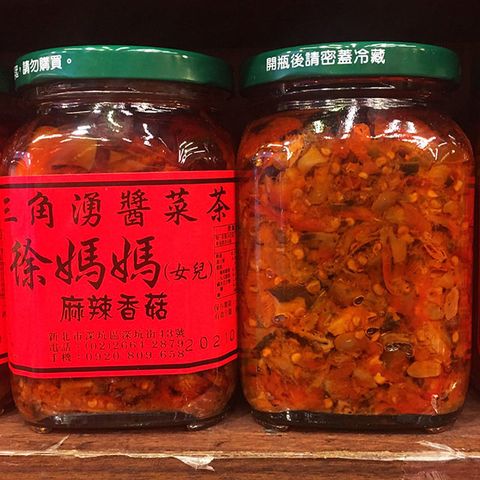 徐媽媽 三角湧醬菜茶-麻辣香菇450g