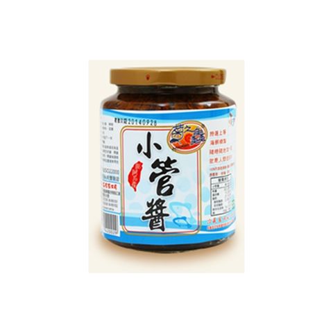 超值優惠↘澎湖名店【菊之鱻】小管醬(小辣) 450g