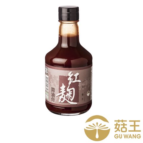 【菇王食品】紅麴醬油膏300ml