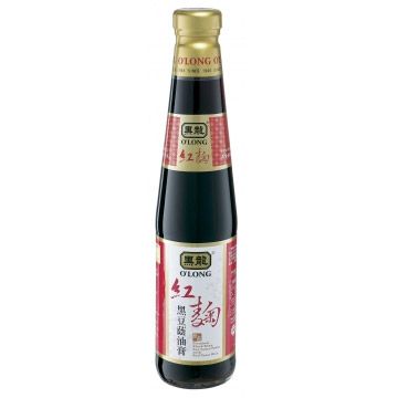 黑龍 紅麴黑豆蔭油膏(400mL)